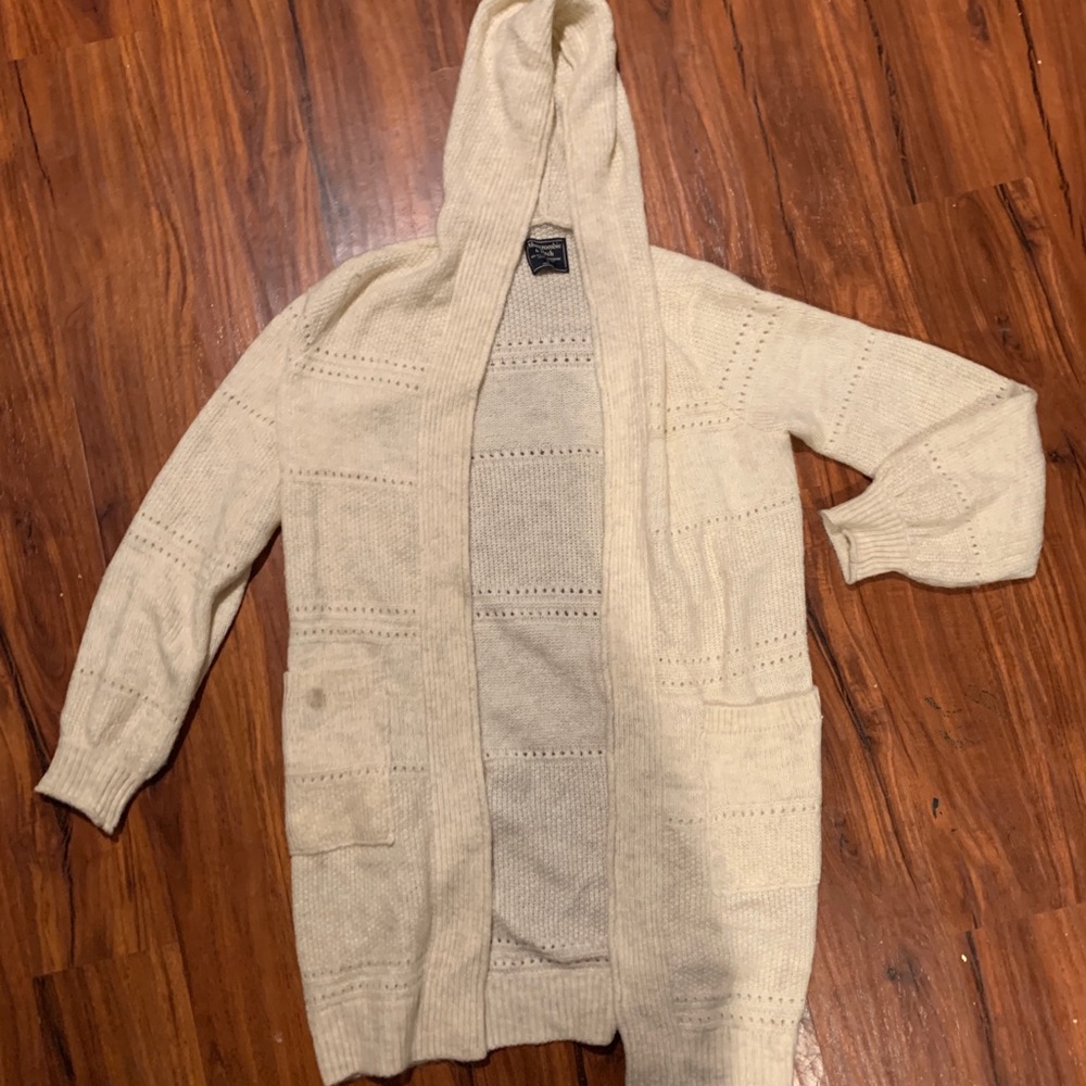 Abercrombie Hooded Duster Cardigan
